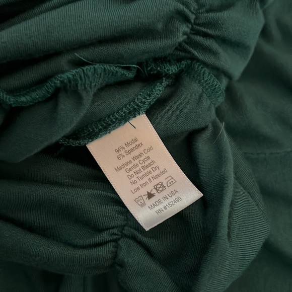 Amour Vert Dream Knit Top, Size XS emerald green - Picture 5 of 5